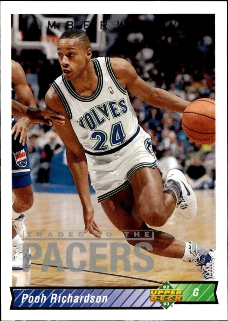 1992-93 Upper-Deck Pooh Richardson #134 trading card