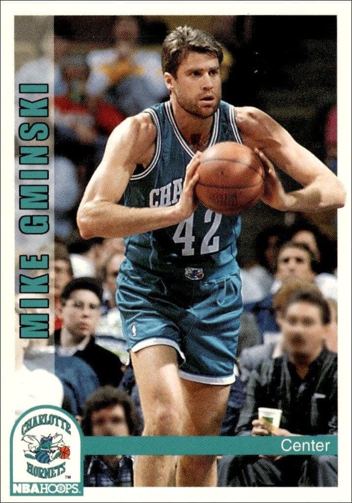 1992-93 Skybox NBA Hoops Series 1 Mike Gminski #23 trading card