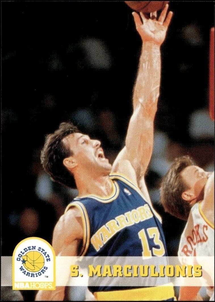 1993-94 Skybox NBA Hoops Series 1 Sarunas Marciulionis #72 trading card