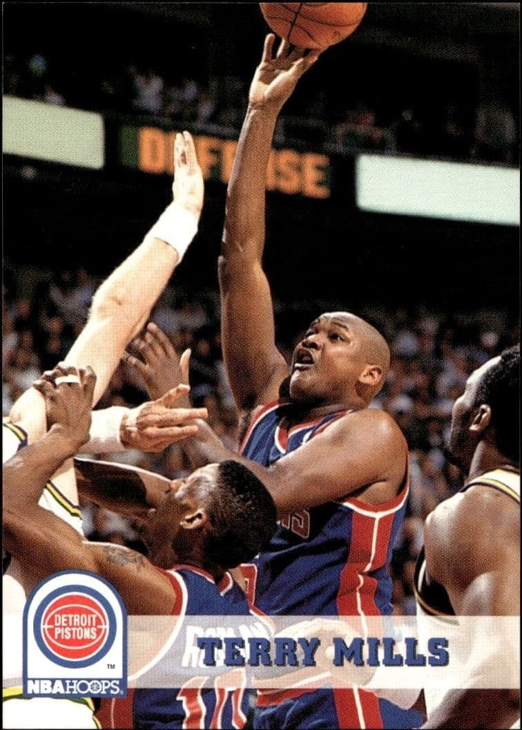 1993-94 Skybox NBA Hoops Series 1 Terry Mills #63 trading card