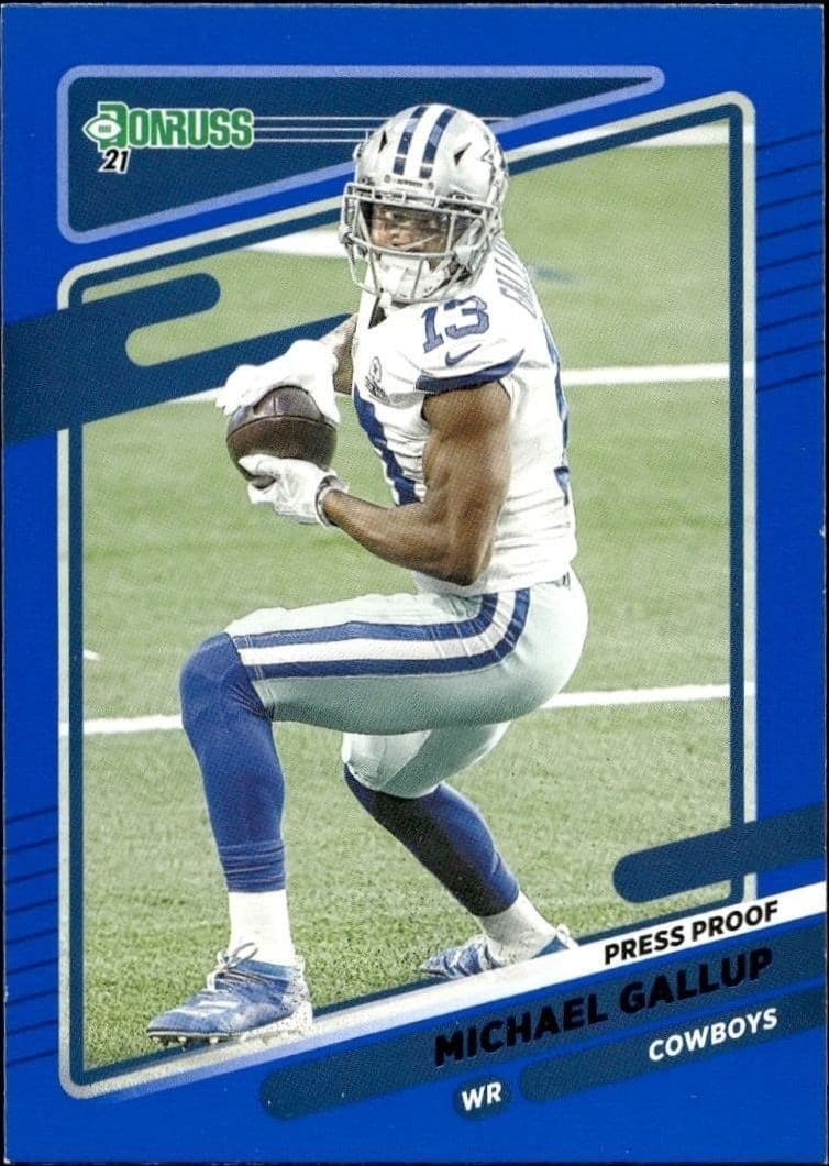 2021 Panini Donruss Michael Gallup #192 trading card