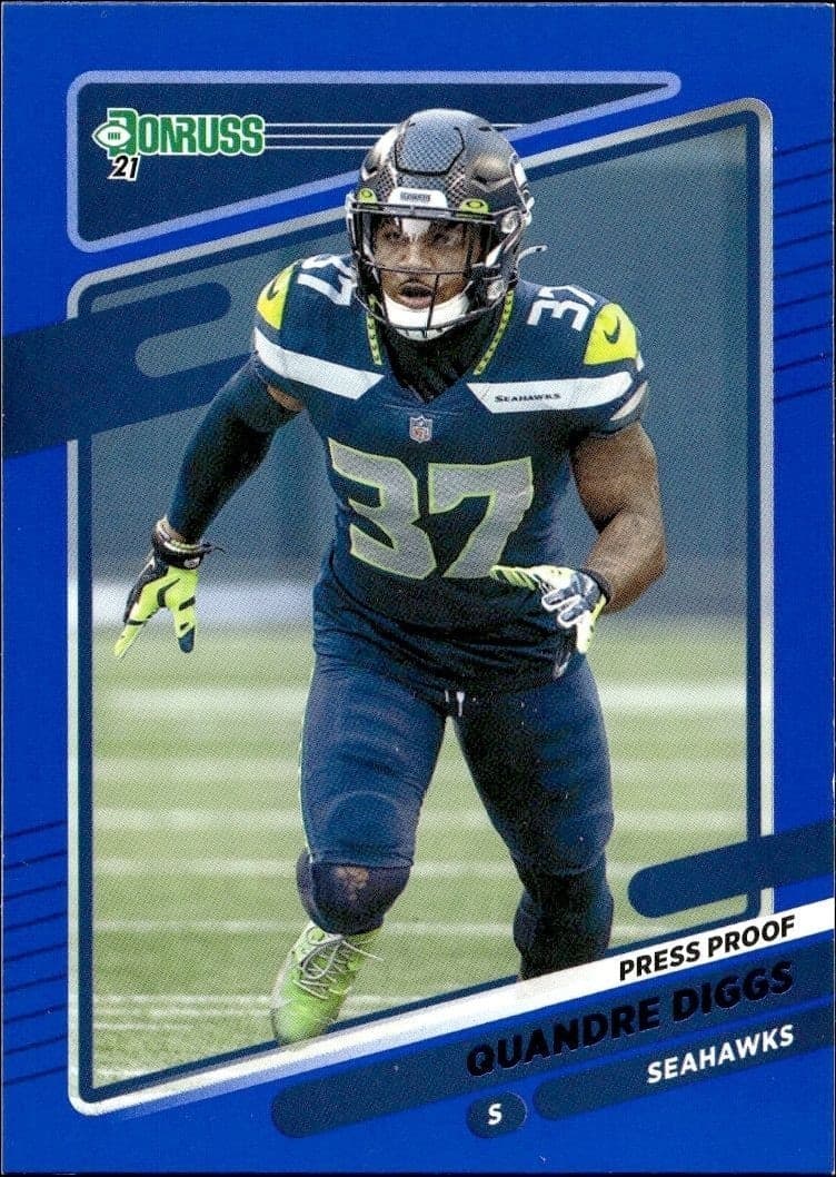 2021 Panini Donruss Quandre Diggs #33 trading card