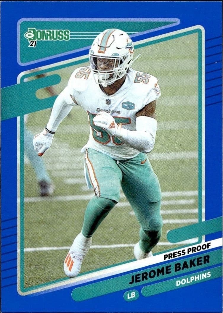 2021 Panini Donruss Jerome Baker #67 trading card