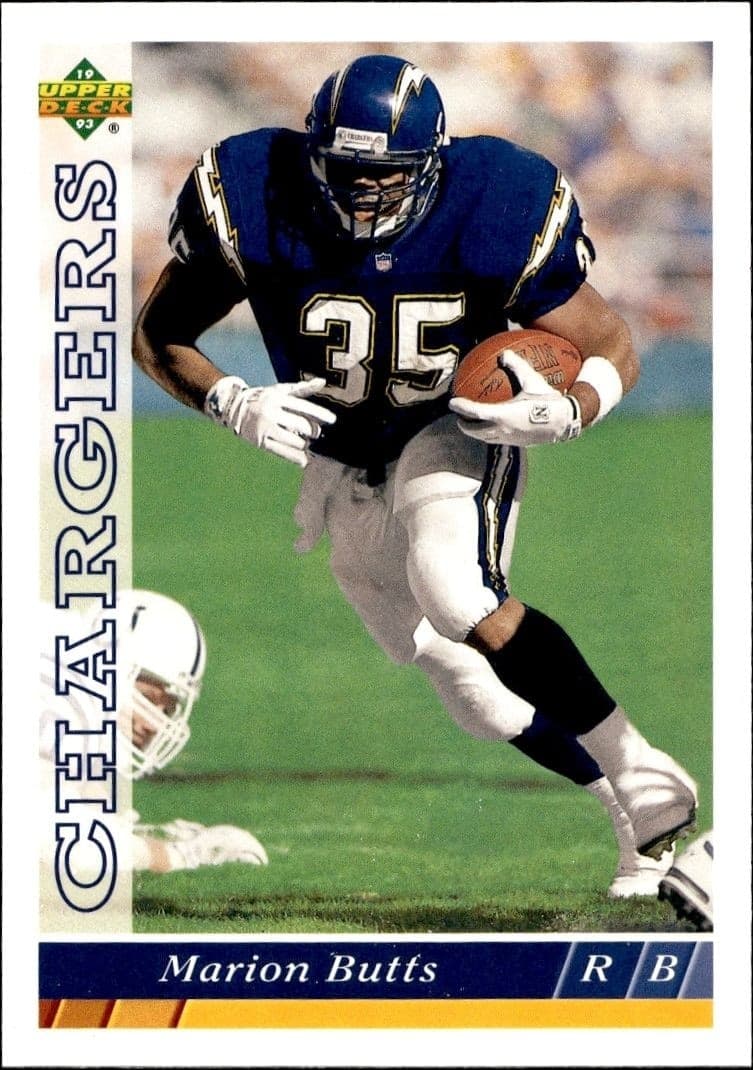 1993 Upper-Deck Marion Butts #346 trading card