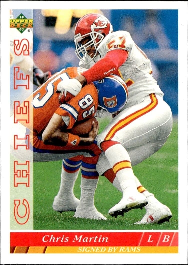 1993 Upper-Deck Chris Martin #210 trading card