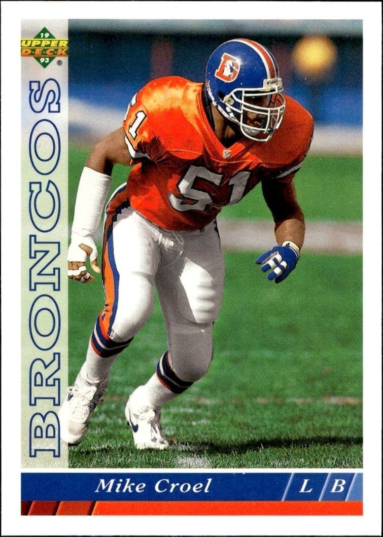 1993 Upper-Deck Mike Croel #204 trading card