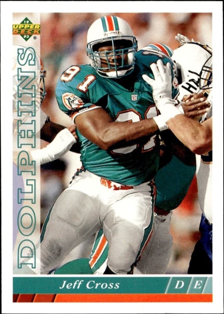1993 Upper-Deck Jeff Cross #455 trading card