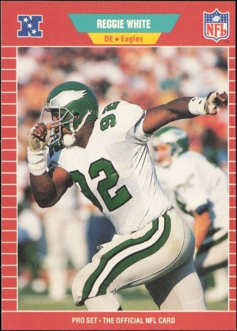 1989 Pro-Set Reggie White #325 trading card
