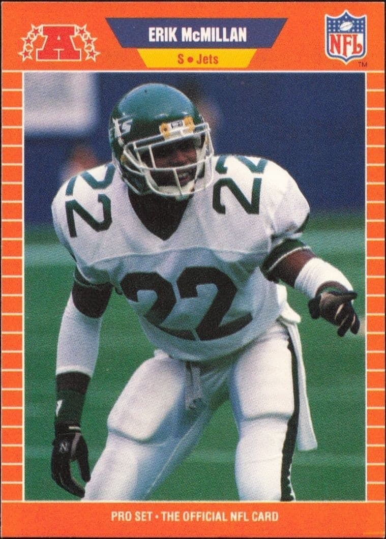 1989 Pro-Set Erik McMillan #303 trading card