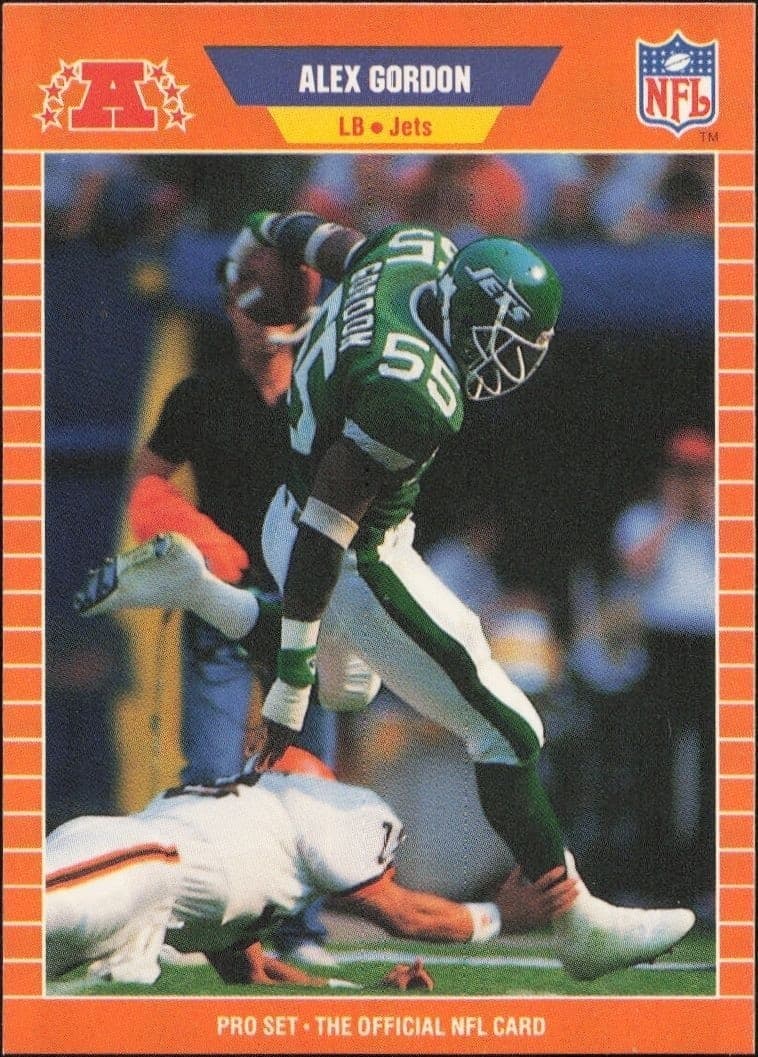 1989 Pro-Set Alex Gordon #296 trading card