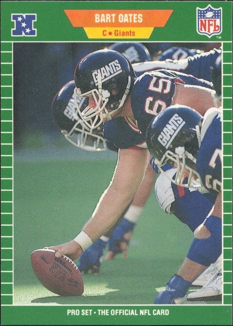 1989 Pro-Set Bart Oates #290 trading card