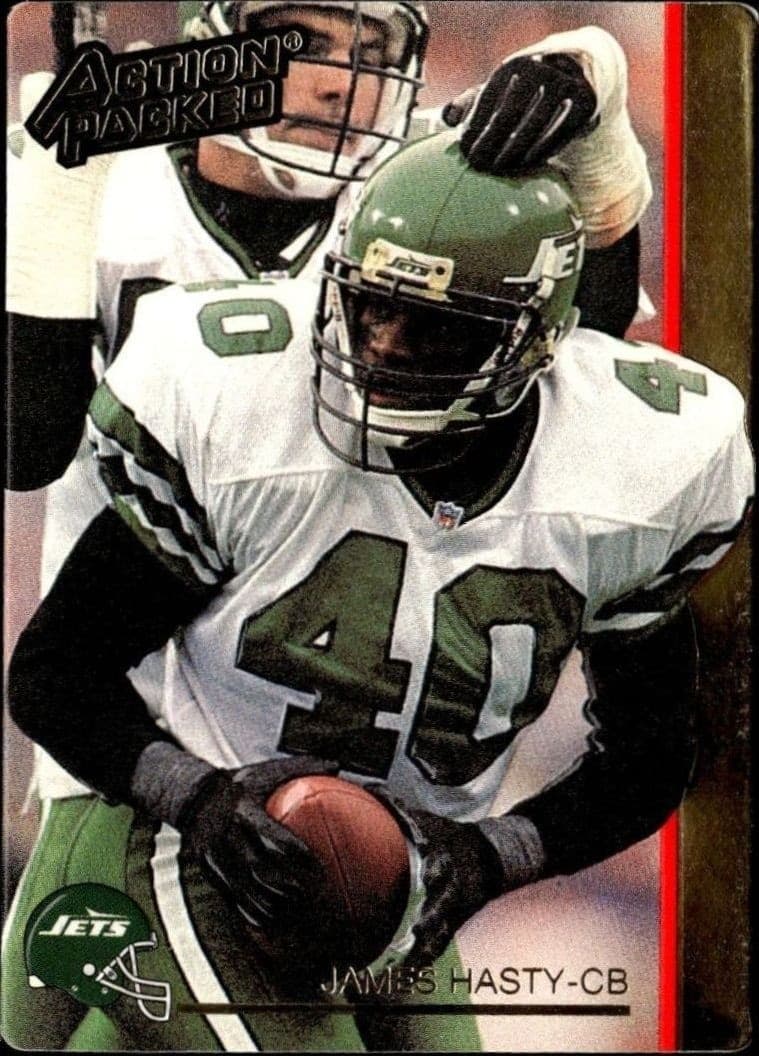 1992 Action-Packed James Hasty #195 trading card