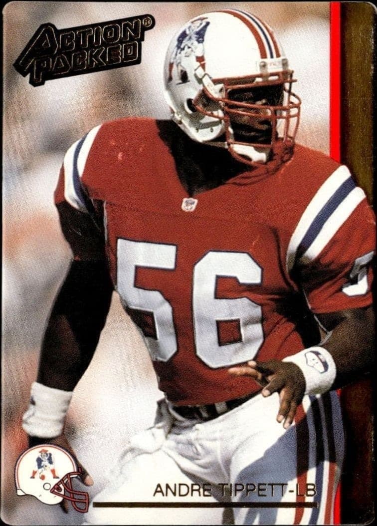 1992 Action-Packed Andre Tippett #165 trading card