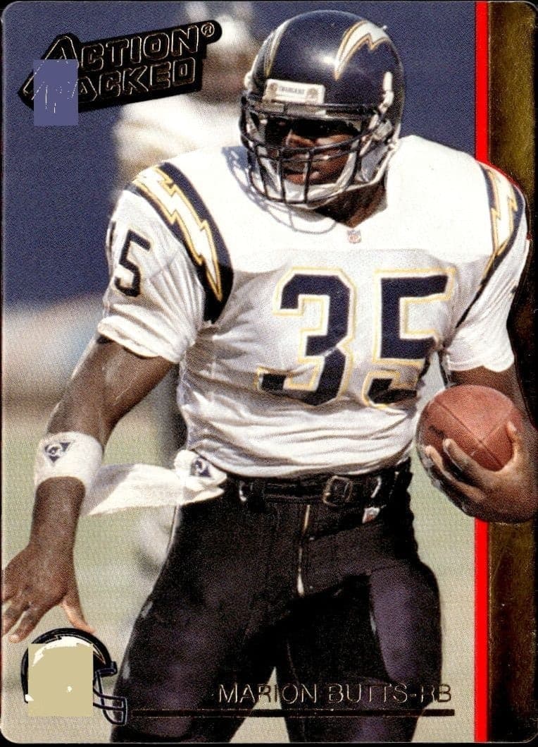 1992 Action-Packed Marion Butts #35 trading card