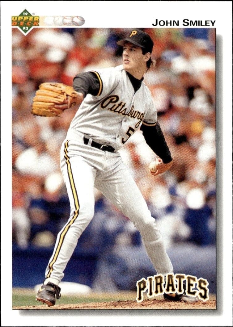 1992 Upper-Deck Low Number John Smiley #467 trading card