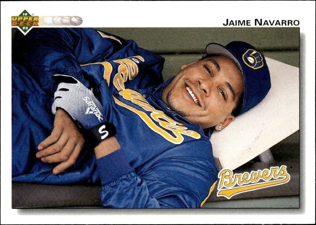 1992 Upper-Deck Low Number Jaime Navarro #633 trading card
