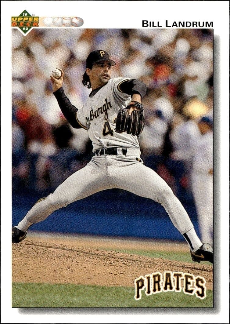 1992 Upper-Deck Low Number Bill Landrum #636 trading card