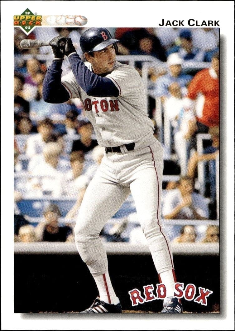 1992 Upper-Deck Low Number Jack Clark #521 trading card