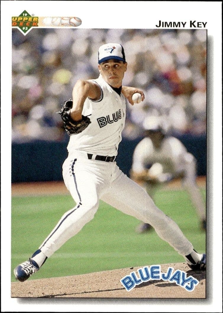 1992 Upper Deck Jimmy Key #302 baseball trading card front