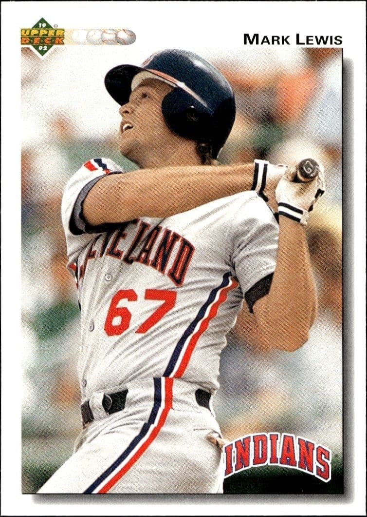 1992 Upper-Deck Low Number Mark Lewis #235 trading card