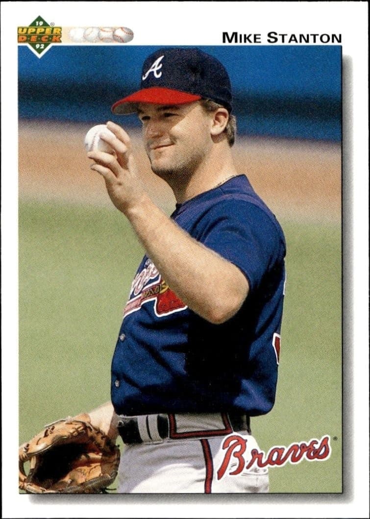 1992 Upper-Deck Low Number Mike Stanton #653 trading card