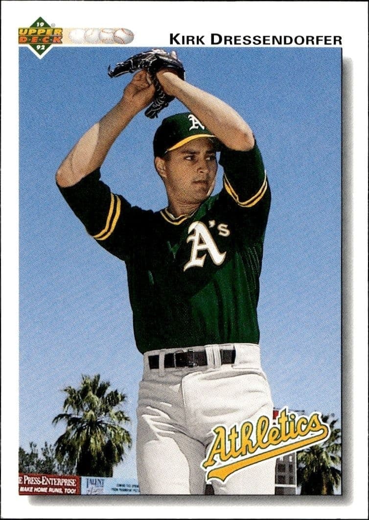 1992 Upper-Deck Low Number Kirk Dressendorfer #632 trading card