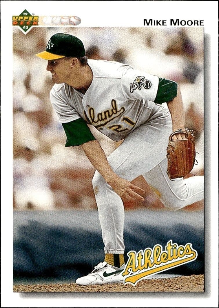 1992 Upper-Deck Low Number Mike Moore #661 trading card