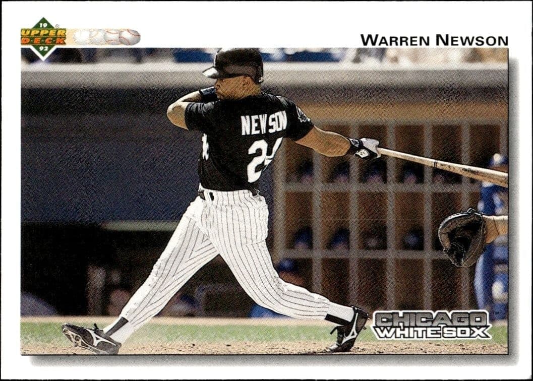 1992 Upper-Deck Low Number Warren Newson #621 trading card