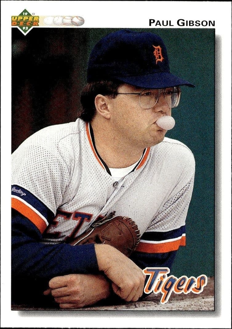 1992 Upper-Deck Low Number Paul Gibson #489 trading card