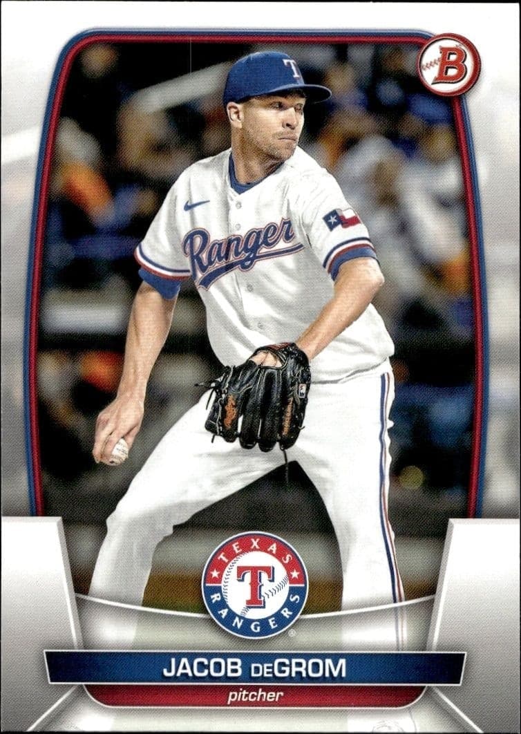 2023 Bowman Jacob DeGrom #54 trading card