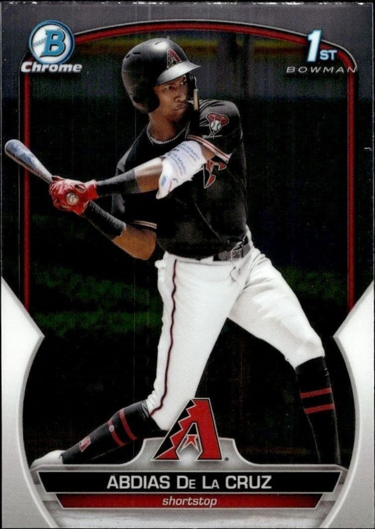2023 Bowman Chrome Abdias De La Cruz #BCP-34 trading card