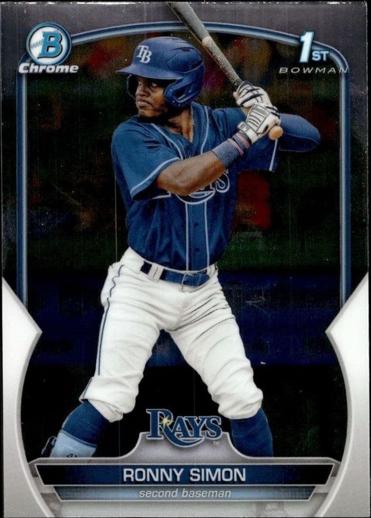 2023 Bowman Chrome Ronny Simon #BCP-112 trading card