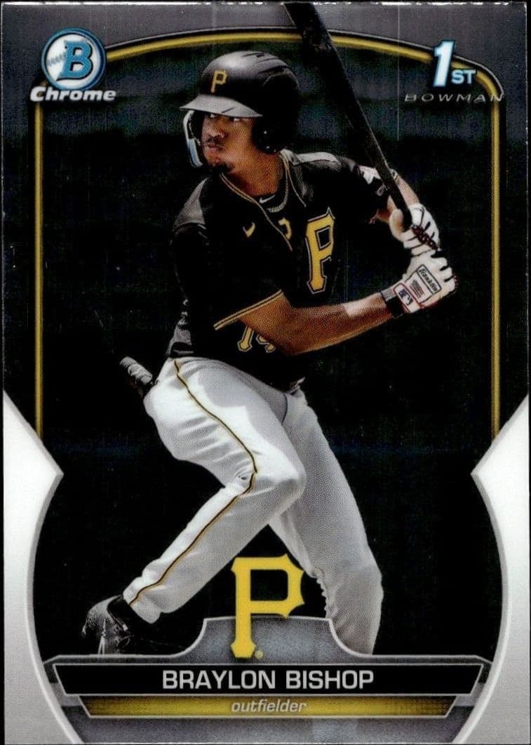2023 Bowman Chrome Braylon Bishop #BCP-90 trading card