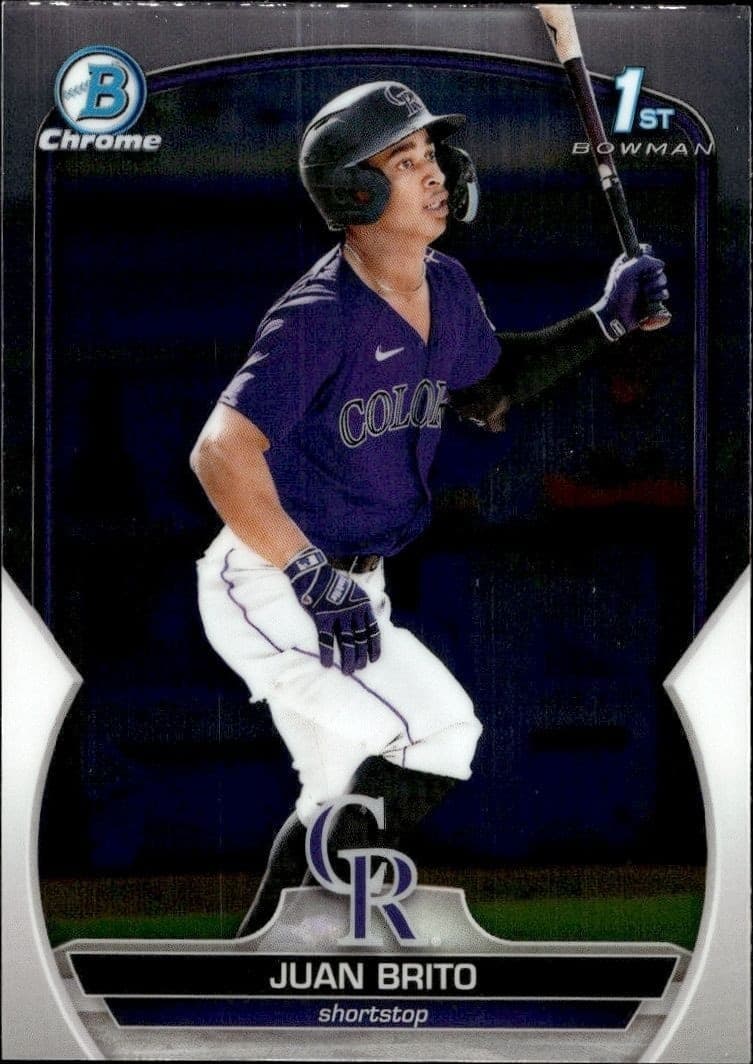 2023 Bowman Chrome Juan Brito #BCP-77 trading card