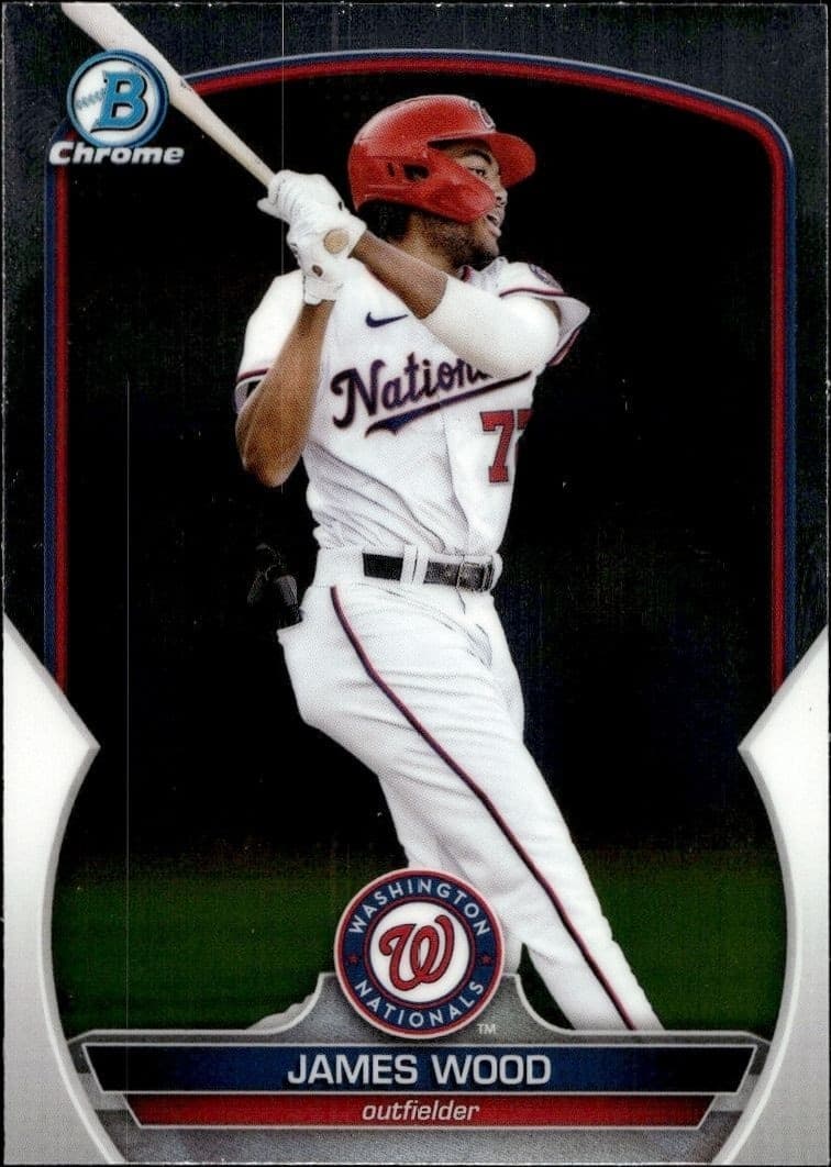 2023 Bowman Chrome James Wood #BCP-129 trading card
