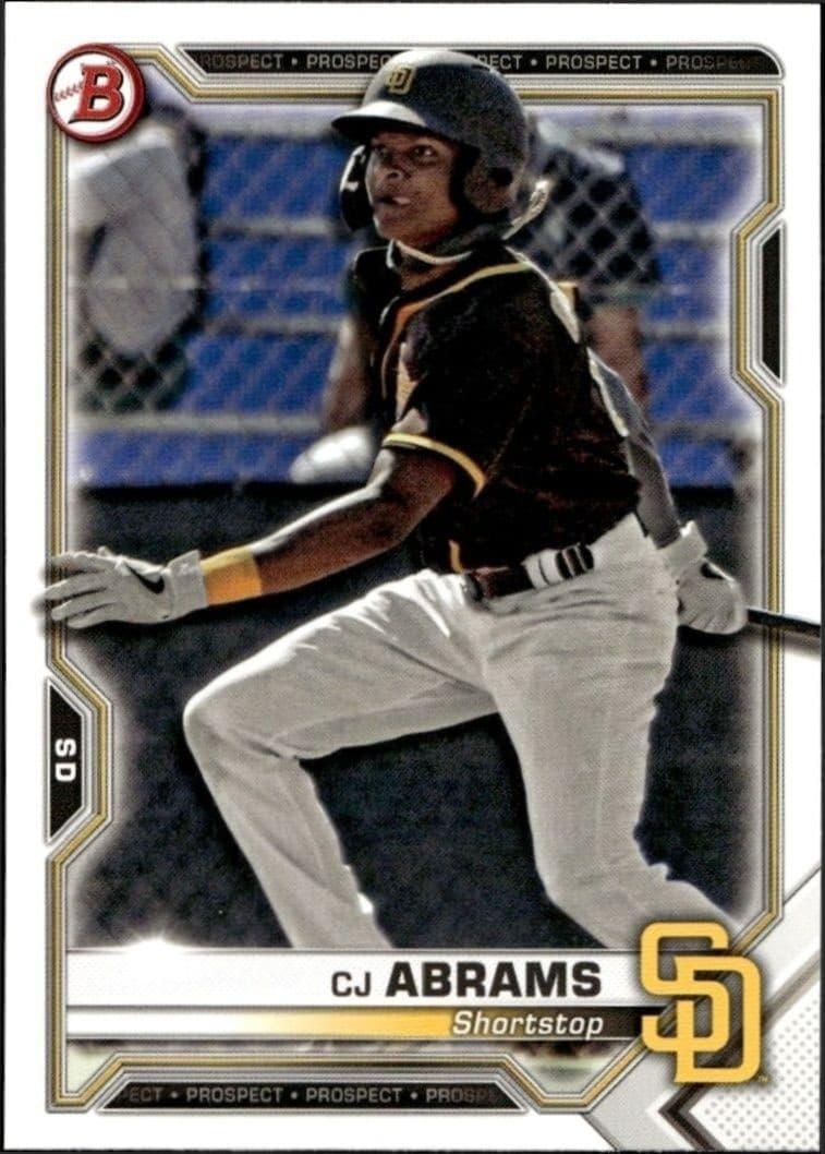 2021 Bowman CJ Abrams #BP-14 trading card
