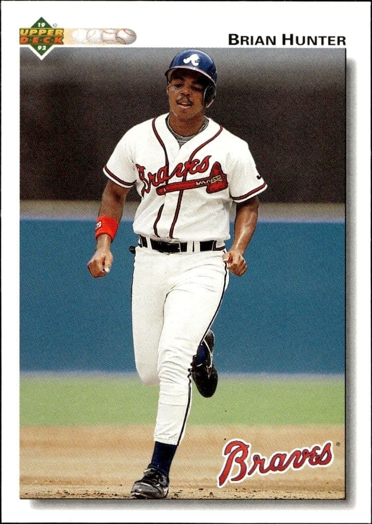 1992 Upper-Deck Low Number Brian Hunter #366 trading card