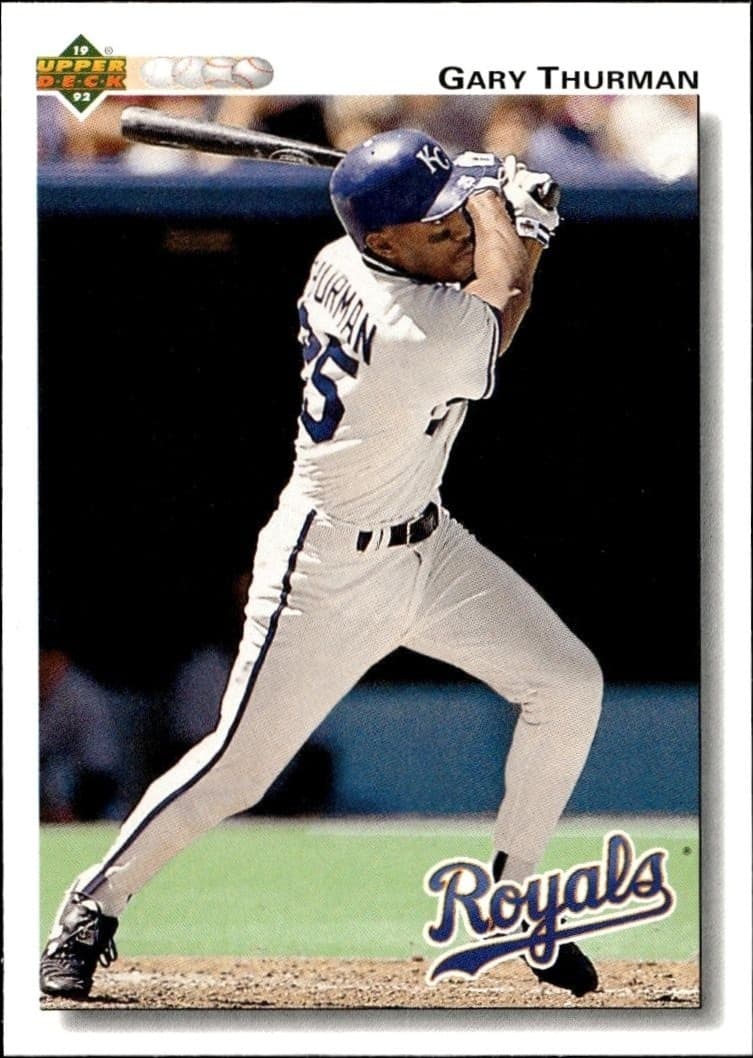 1992 Upper-Deck Low Number Gary Thurman #629 trading card