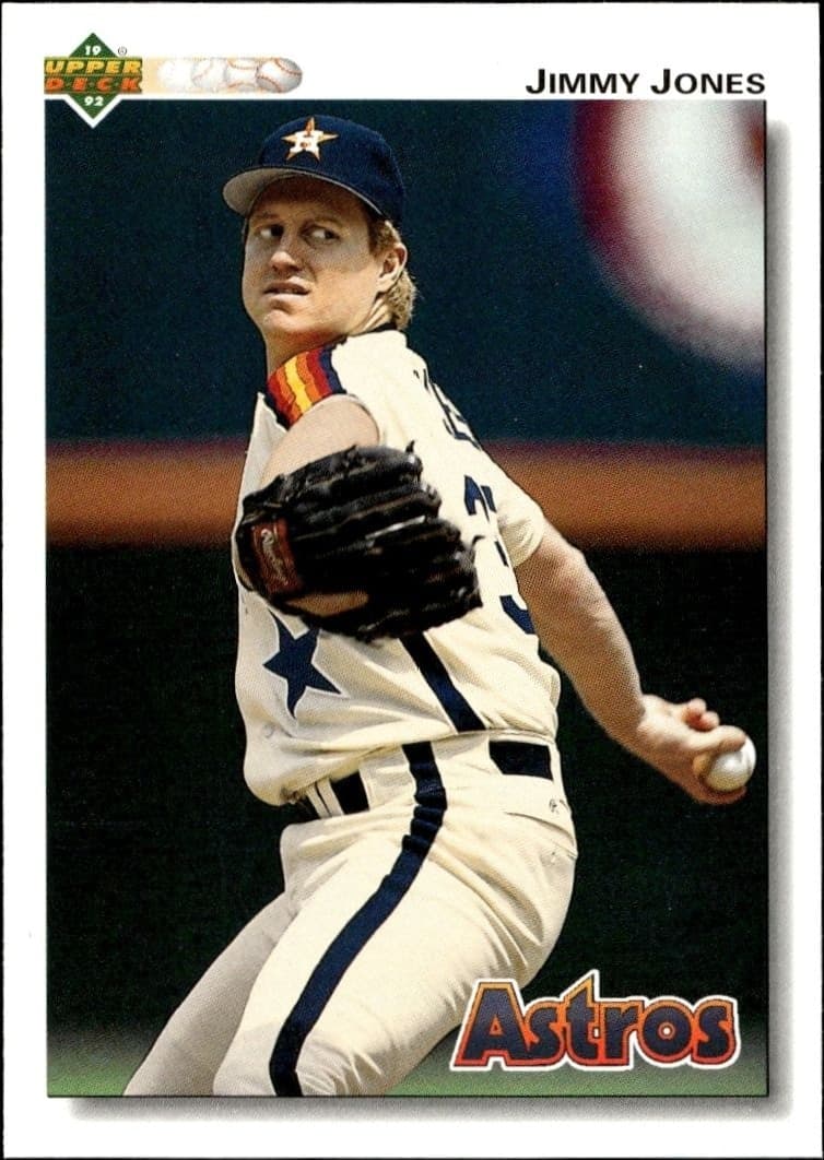1992 Upper-Deck Low Number Jimmy Jones #392 trading card