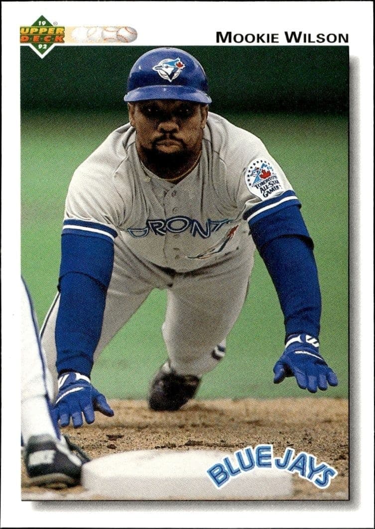 1992 Upper-Deck Low Number Mookie Wilson #391 trading card