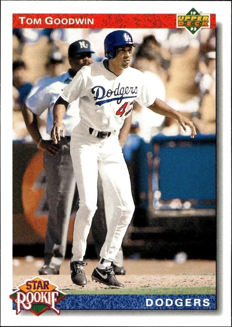 1992 Upper-Deck Tom Goodwin #20 trading card