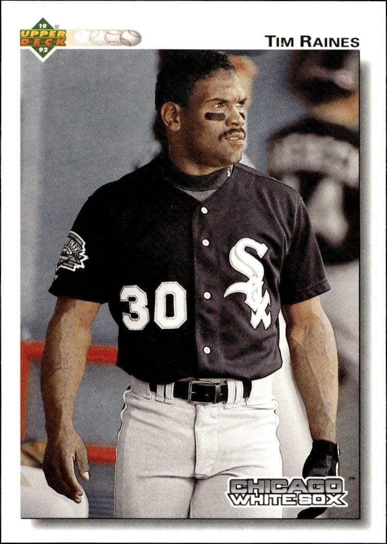 1992 Upper Deck Tim Raines #575 baseball trading card front