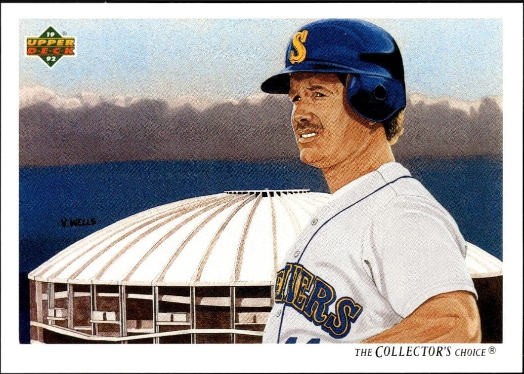 1992 Upper Deck Edgar Martinez #91 baseball trading card front