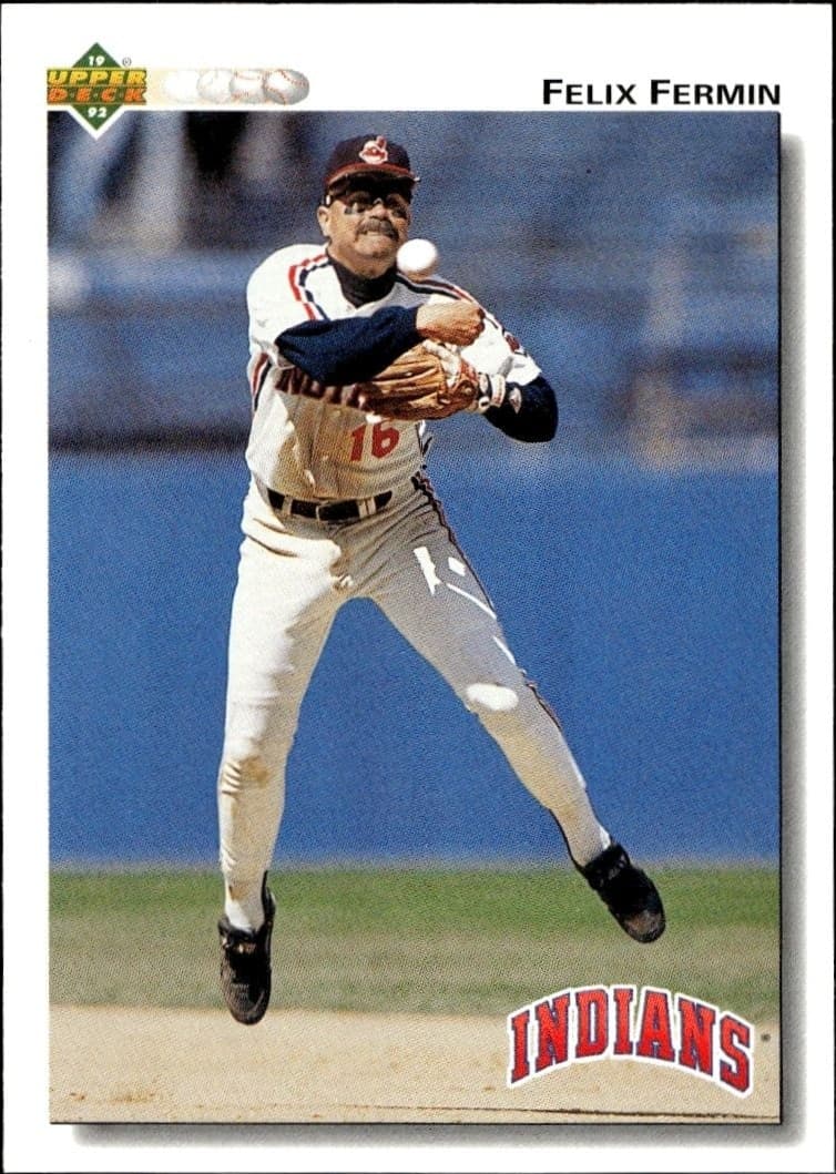 1992 Upper-Deck Low Number Felix Fermin #160 trading card