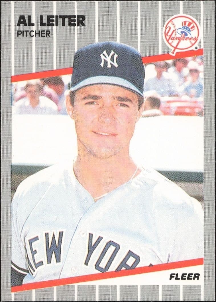 1989 Fleer Al Leiter #257 baseball trading card front