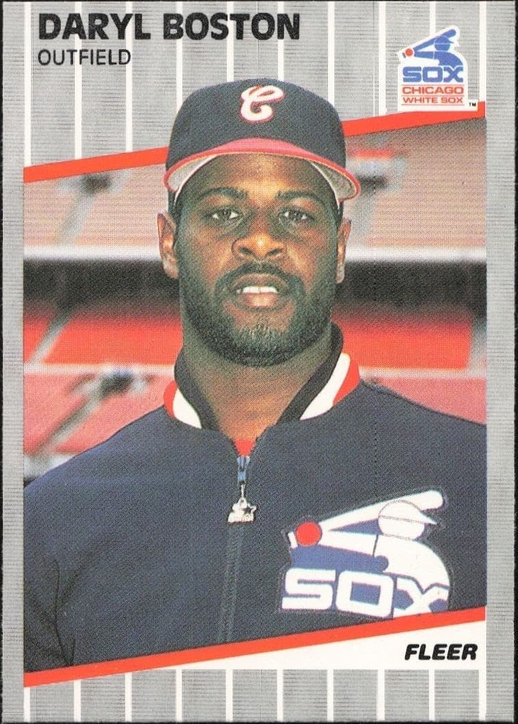1989 Fleer Daryl Boston #492 trading card