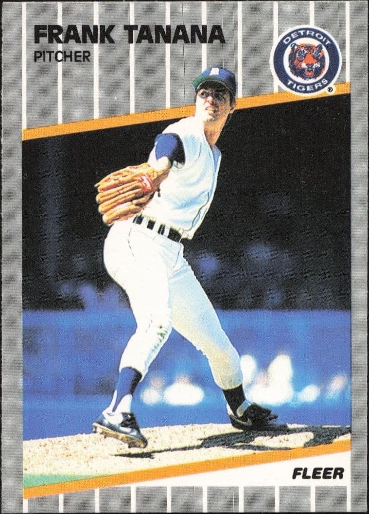 1989 Fleer Frank Tanana #147 baseball trading card front