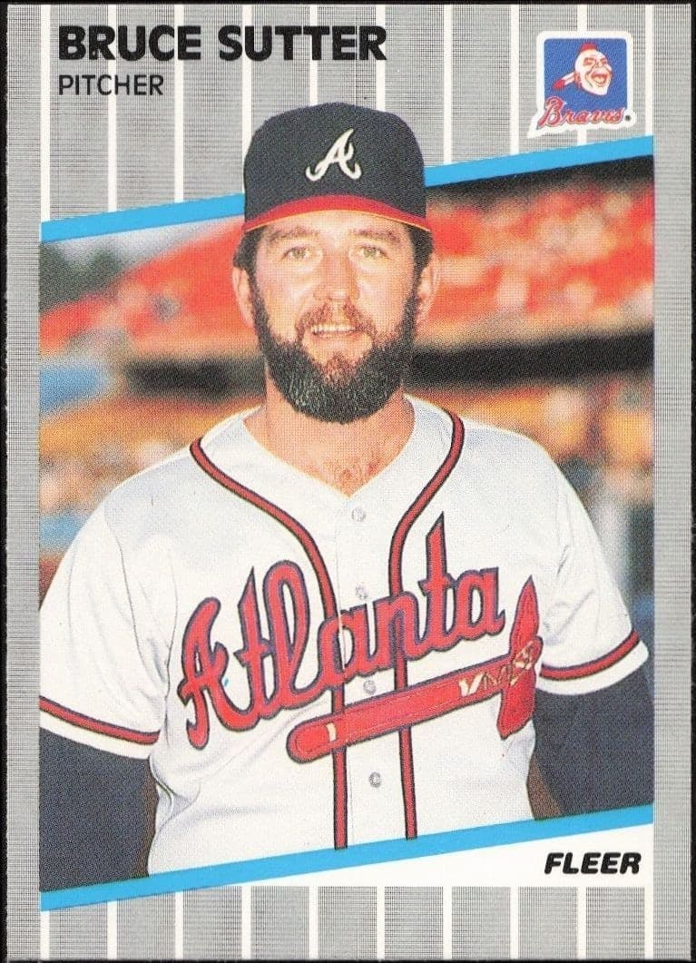 1989 Fleer Bruce Sutter #603 trading card