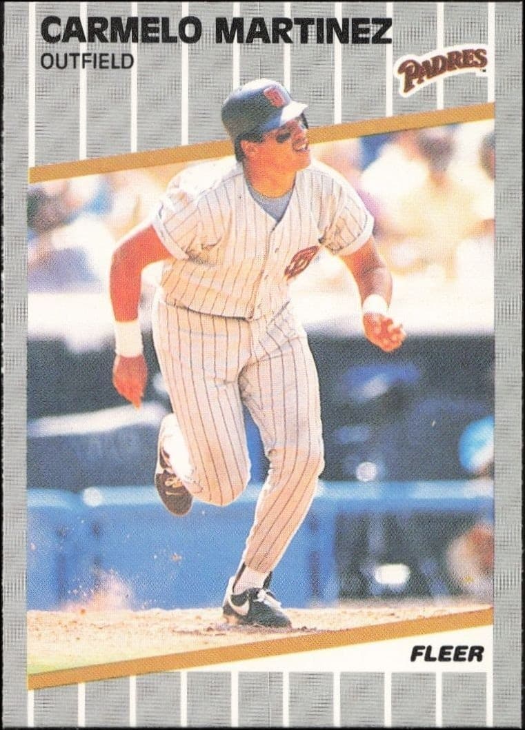 1989 Fleer Carmelo Martinez #311 trading card