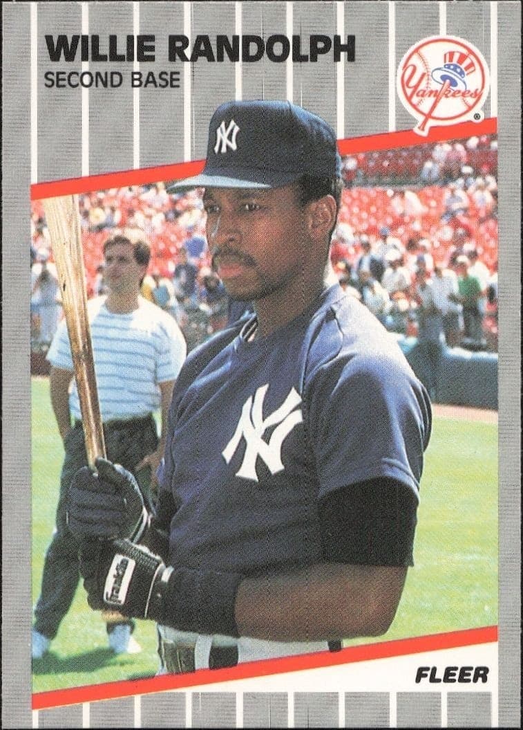 1989 Fleer Willie Randolph #265 trading card